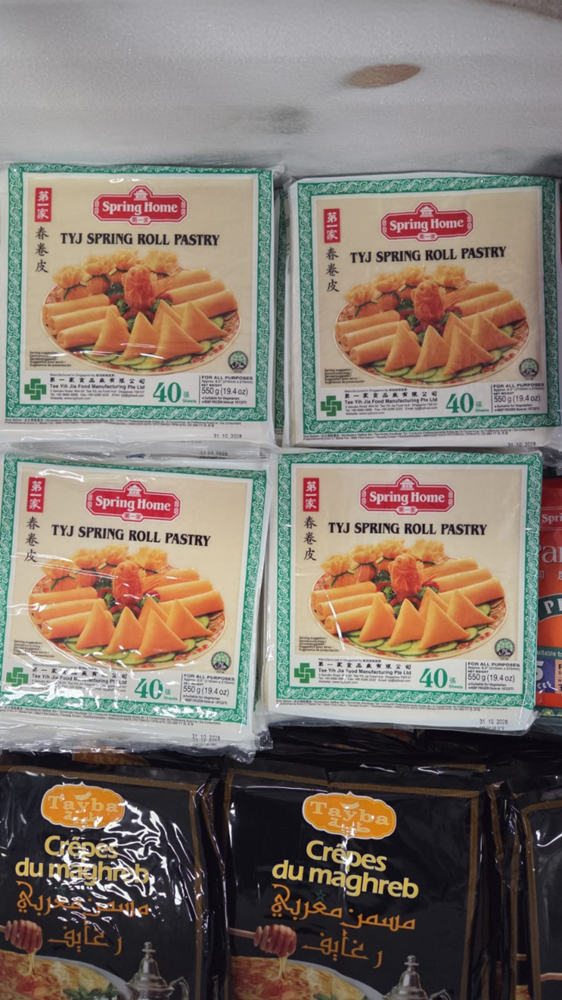TYJ spring roll pastry loempiavellen 40 stuks