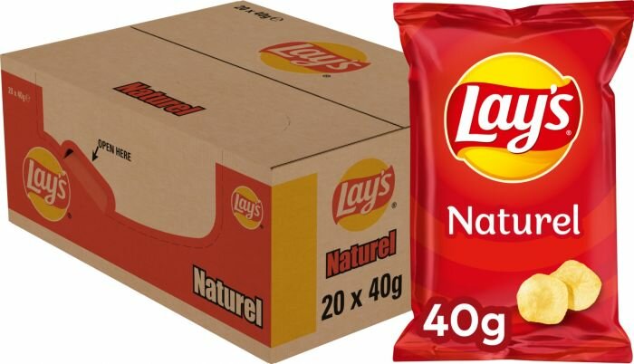 Lays naturel 20x40gr