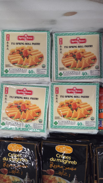 TYJ spring roll pastry loempiavellen 40 stuks