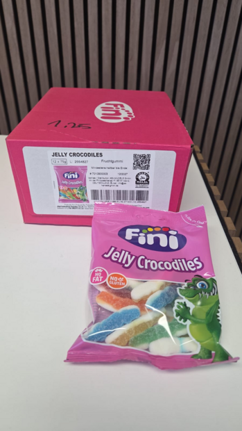 Jelly crocodiles 12x75gram