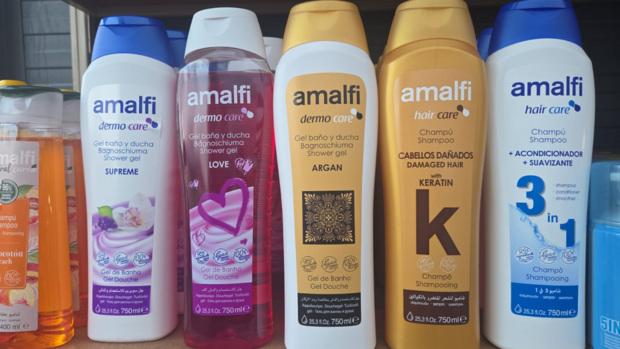 Verschillende shampoo amalfi 750ml