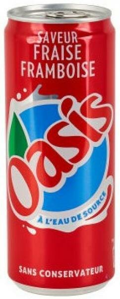 Oasis Aardbei Framboos 24 x 330ml 