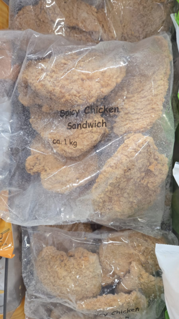 Kipkrokant burgers hot en spicy 1kg