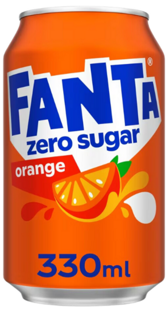 Fanta Orange ZERO  24 x 330ML (EU)